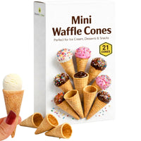Mini Waffle Cones 21-count box